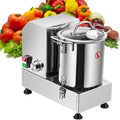 Qyoegsq Keukenmachine Commerciële, 6L/9L/15L roestvrijstalen voedselversnipperaar, voor vleesgroentefruit(15L), zware elektrische groentehakker