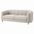 2-Sitzer Sofa Polyester Beige 200x90x80 cm