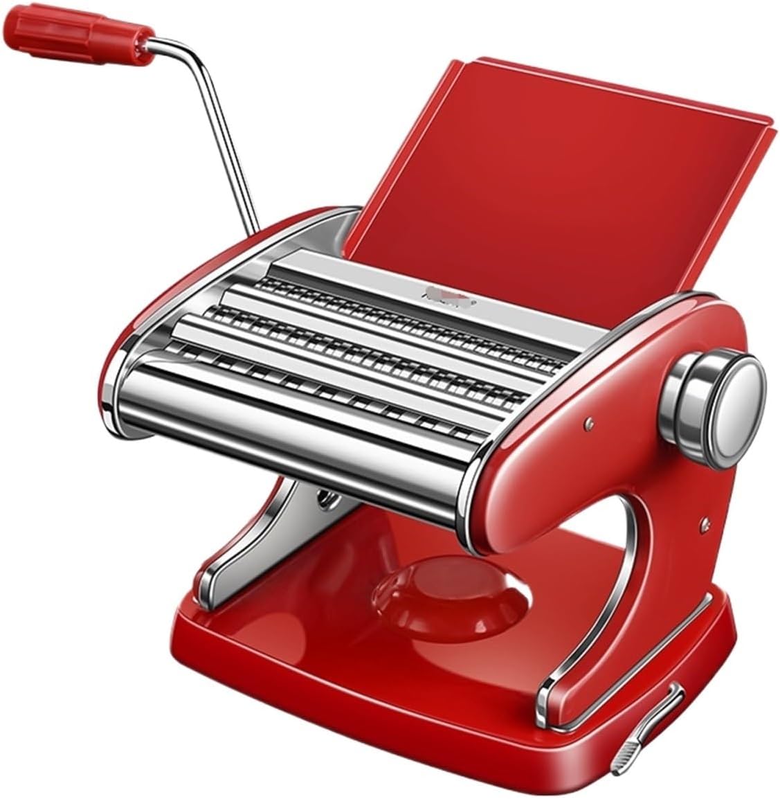 Shchna Pastamachine Gourmet, Met Verstelbare Dikte 3 Messen Compact pastamachine, Handmatige Noedelmaker, Voor Keuken Metalen Pastamachines