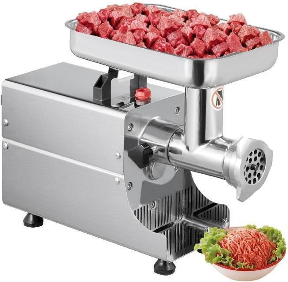 Weijicui Keukenmachine Elektrische vleesmolen. 1100 W 250 Kg/u Commerciële Keuken