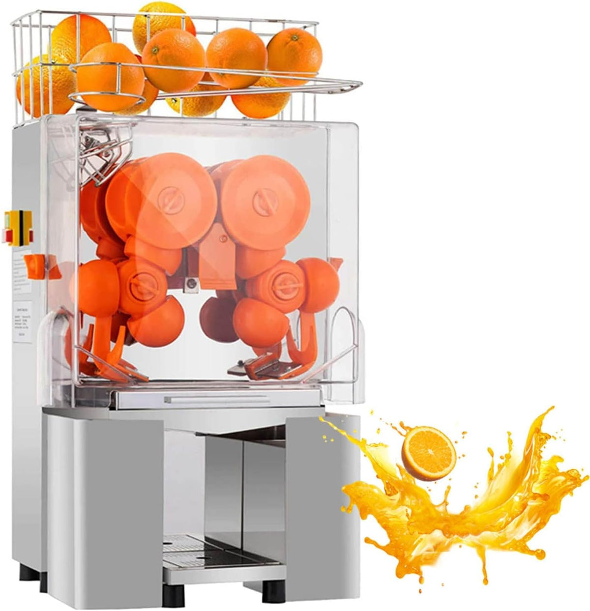 Sapcentrifuge Commerciële Orange Juicer Machine, Citrus en Grapefruit - 20-22 PCS/Min - φ40-90mm, Automatische Slow Masticating Juice Extractor