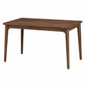 Holz-Esstisch aus Walnuss 150x90x75 cm Braun