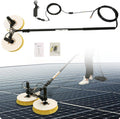 Lzdoyy Schoonmaakgereedschap Elektrische fotovoltaïsche paneelreiniging op, 7.5m, reinigingsborstel, voor zonnepaneel (uitschuifbaar)