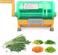 Mcxsogdap Hakselaars, shredder Scallion Cutter, 3MM Commerciële Groente Chopper, met Roestvrij staal Bla