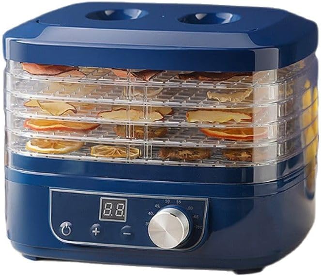 Dtacbneuz Voedseldroger 5-laags gedroogd fruit, voedseldrogers, groenten, huisdieren, vlees, voedseldroogmachines, klein huishouden