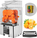 Xingluoy Sapcentrifuge Commerciële, 110V sapcentrifuge, 120W sinaasappelpers, met uittrekbare filterbox en 2 opvangemmers