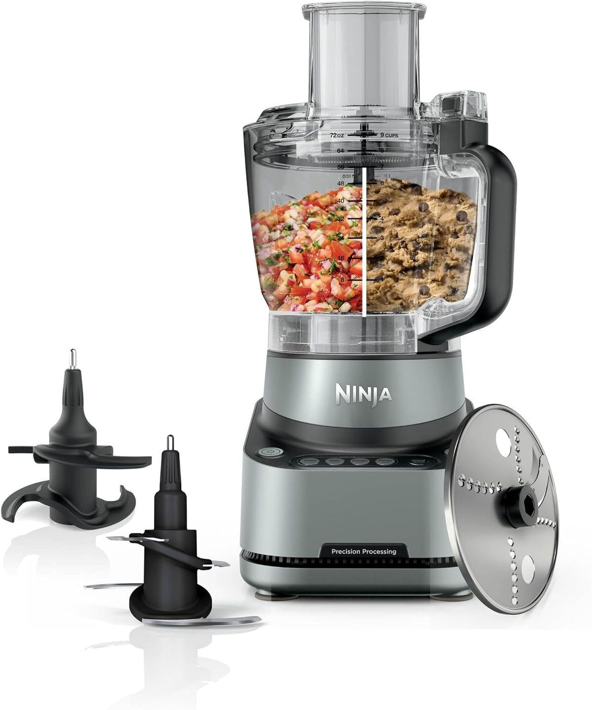 Ninja Keukenmachine PrecisionPro- 2,1 l, BZ651EU, Maak pizza- en brooddeeg