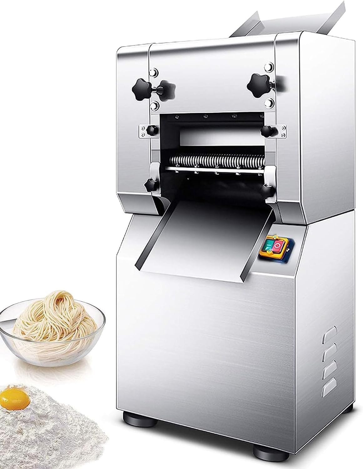 Pastamachine Wotzov Elektrische commerciële, deegroller, noedelsnijmachine, noedelpersmachine, voor professionele verse pastamaker