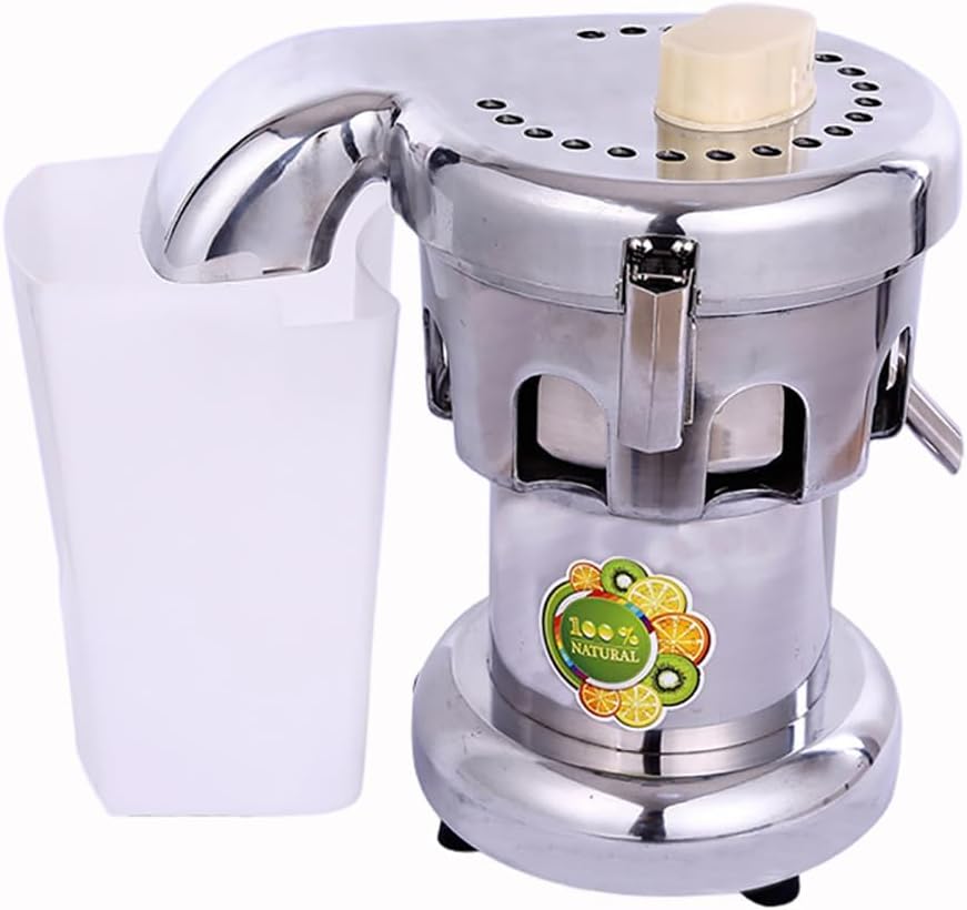 Sapcentrifuge Coyeux Commerciële, 370 W, met grote glijbaan van 2 liter, koude pers, zware sapcentrifuge, voor sapwinkels, restaurants, hotels