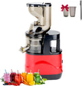 Dojoeuu Sapcentrifuge Slow Masticating Juicer Machine, met Borstels en 2 Cups, 5s Quick Clean, Automatische Cold Press Juicer, Sapresten Scheiding