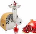 Sapcentrifuge Suikerriet Juicer, 250W Commerciële Slow Masticating RVS Juicer, voor Kokosnoot en Selderijsap, Elektrische Scheiding