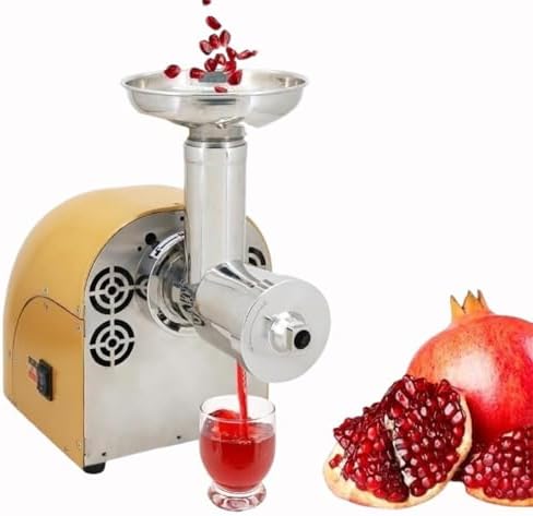 Sapcentrifuge Suikerriet Juicer, 250W Commerciële Slow Masticating RVS Juicer, voor Kokosnoot en Selderijsap, Elektrische Scheiding