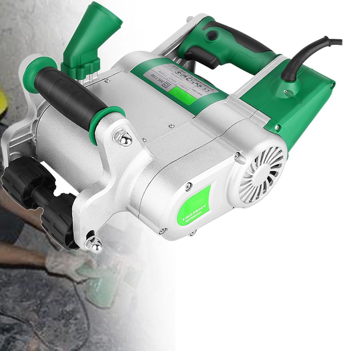 Dsyynay Tuinfrez Elektrische muurfrees, 1100 W, industriële snijmachine (35 mm), baksteen- en granietsnijder