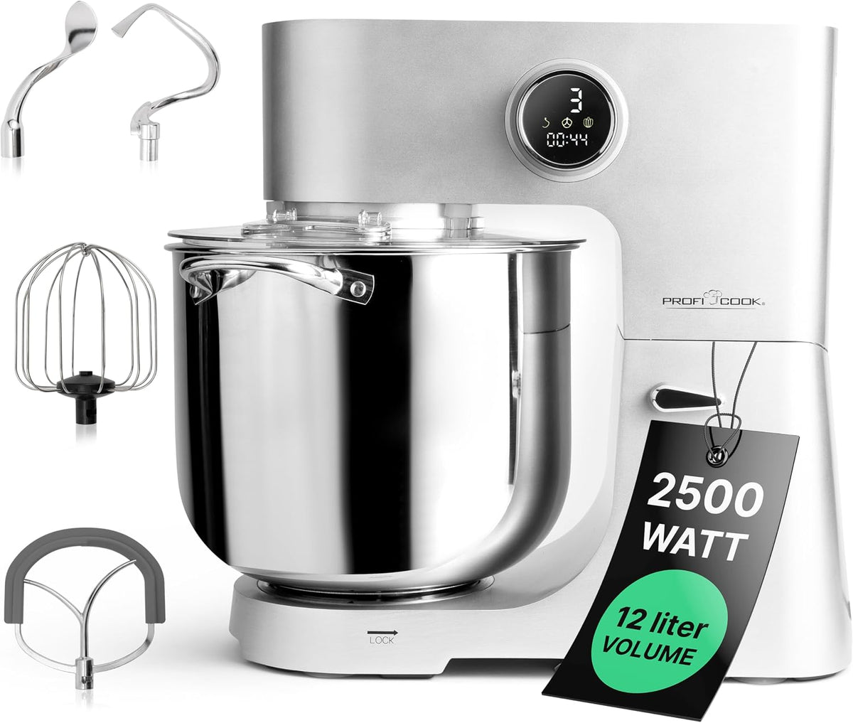 Profi Cook Keukenmachine ProfiCook®, met XXL 12L kom