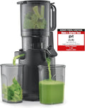Caso Sapcentrifuge Juice Fit Pro - slowjuicer, laag toerental (40 rpm), grote vulopening van 130 mm Ø, zwart, testwinnaar: Huis & Garden Test