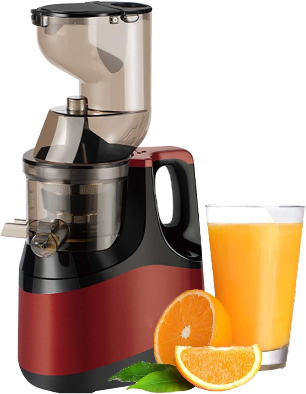 Kjhyypp Sapcentrifuge Slow Juicer Koude Pers, 800W, 3 Inch (80mm) Elektrische Juicer Machines Groente en Fruit, Masticating Juicers, Juicer Machine