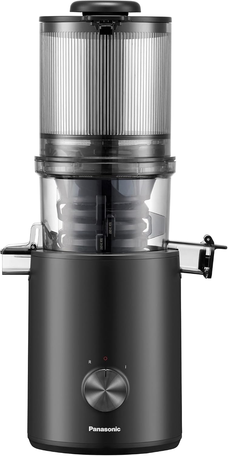 Panasonic Sapcentrifuge MJ, 120 mm Opening, L900KXE Slowjuicer, 1,5 Liter Inhoud, Zwart