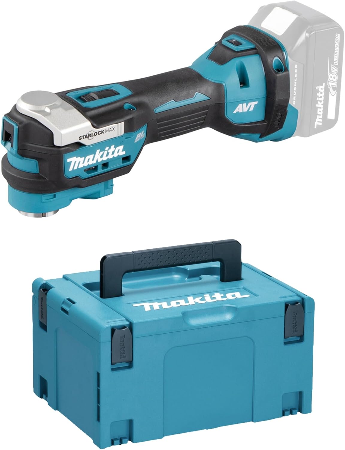 Makita Draaiend gereedschap DTM52ZJ multifunctioneel 18 V LXT (alleen machine) van