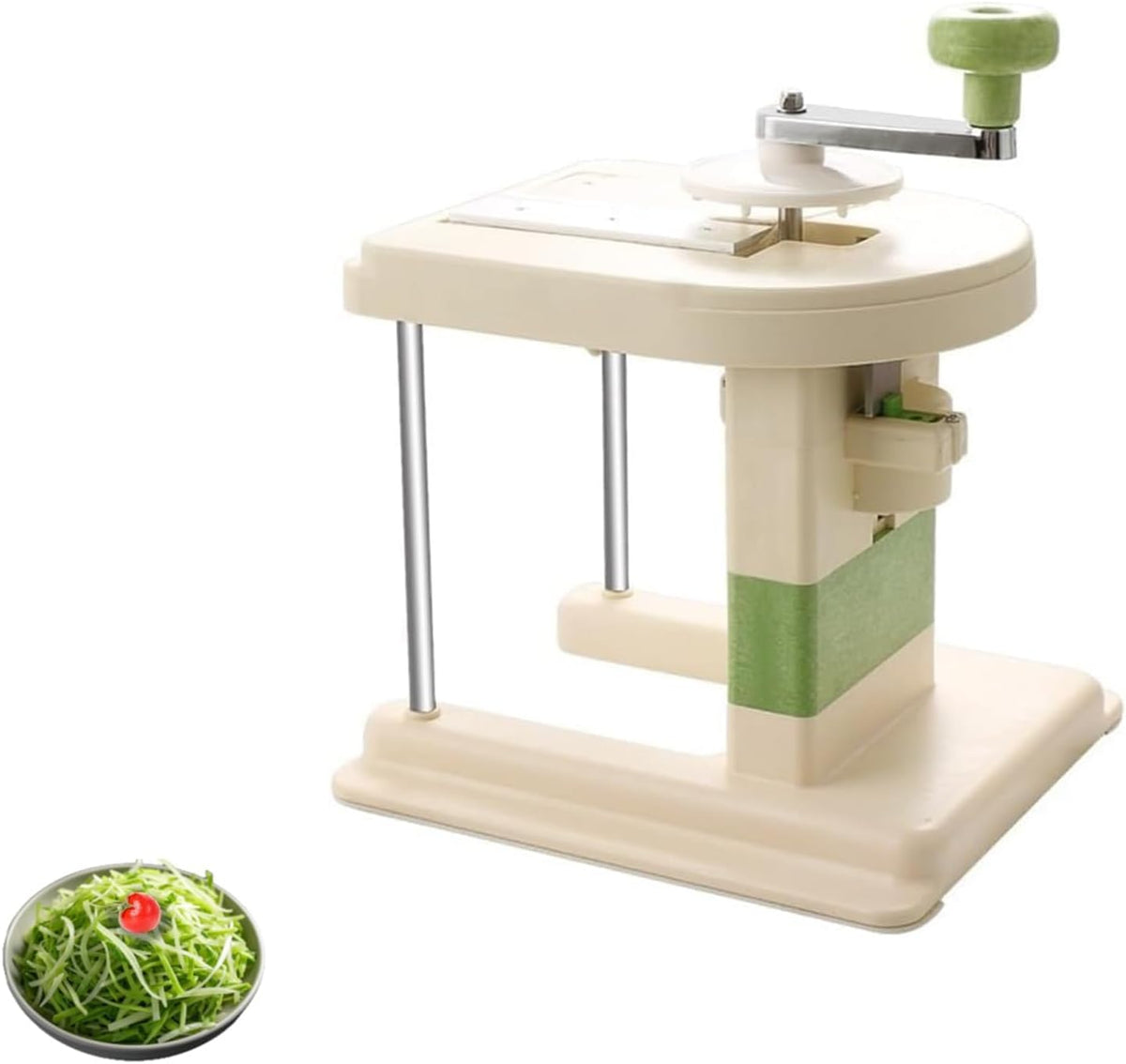 Hakselaars, shredder Koolversnipperaar en groentesnijder, snijdt 5 kg in 5 minuten, commerciële hakselaar, ideaal, voor koolsalade en salades