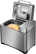 Estabeter Broodbakmachine, 1000 g broodmachine, 650 watt, 19 broodbakprogramma's, automatische broodmachine, met broodplank, meetlepel