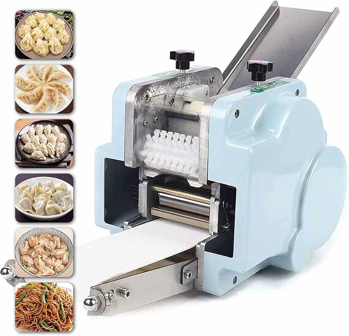 PixCy Pastamachine Commerciële elektrische knoedelverpakkingsmachine, 3Molds, elektrische knoedelverpakkingsmachine Ronde vormdeegprocessor
