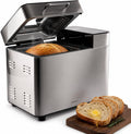 Broodbakmachine Vivid Green, 18 programma's, 500/1000 gram, 600W, Warmhoudfunctie & Timer, PFAS vrij, Glutenvrij programma, Broodmachine, RVS