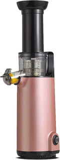 Sapcentrifuge Slow Juicer, draagbaar 120W ontwerp, Compacte koude pers Masticating Juicer, met omgekeerde functie, voor optimale sapopbrengst