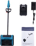 Hyuduo Sneeuwschuiver Draadloze Sneeuwblazer 21V Elektrische 800W 30000rmin 11in, voor Oprit Trottoir Wintersneeuwruimen (EU-stekker)