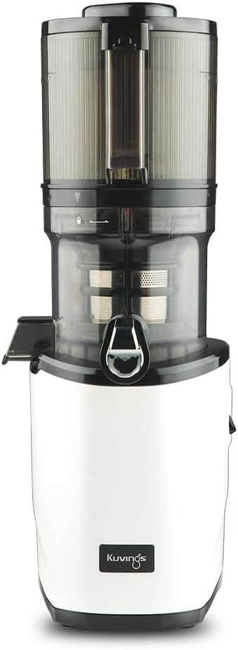 Kuvings Sapcentrifuge AUTO8 Entsafter, voor fruit en groenten. (Wit)_KHS-860SE, met 2L inhoud en 200W motor, Onderhoudsvriendelijke Slow Juicer