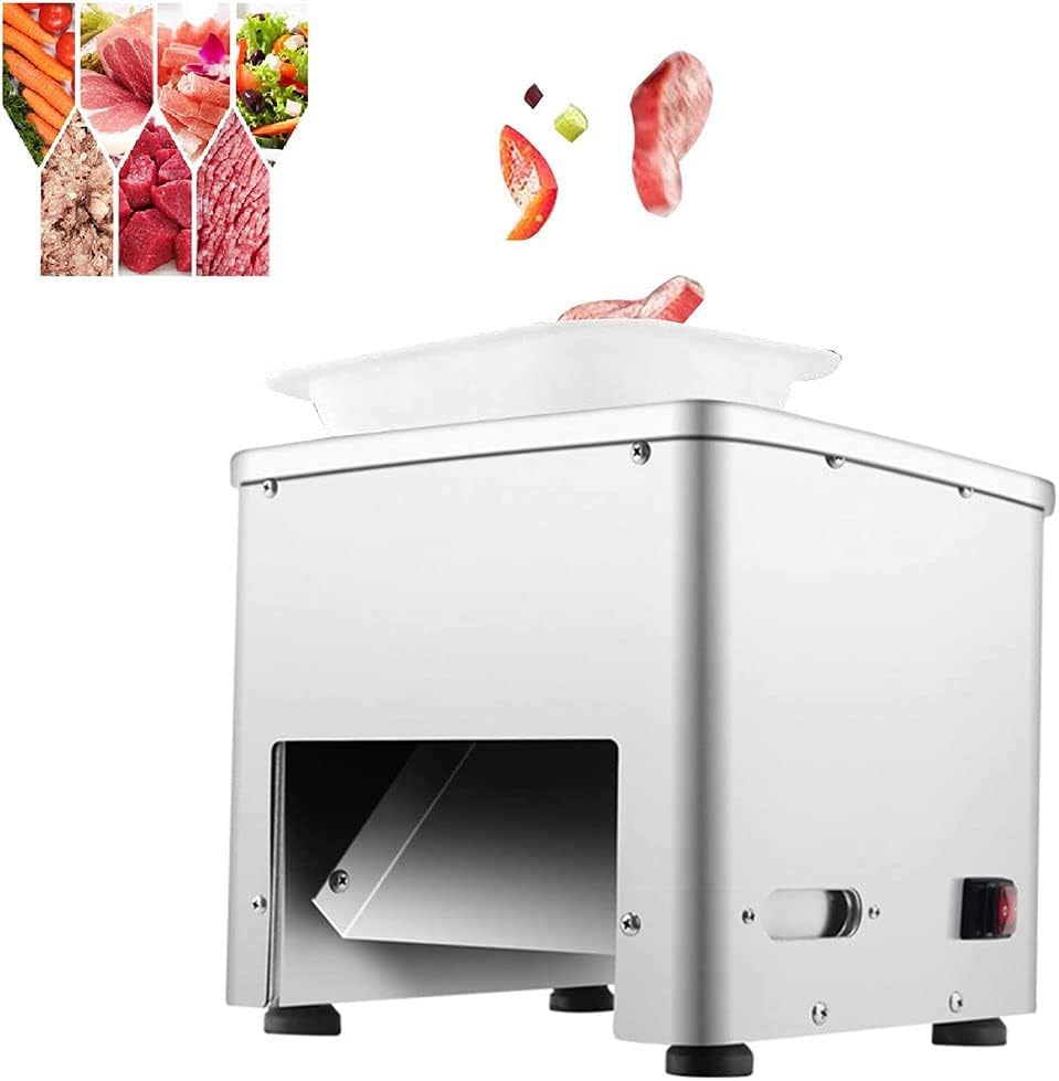 Cajoli Snijmachines Roestvrijstalen Versnipperaar En Snijmachine, Inch Huishoudelijke Groenten En Vlees Snijmachine, Commerciële Snijmachine, Vis