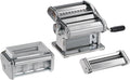 Marcato Pastamachine PastaSet Pastaset, 20 x 20,7 x 15,5 cm, zilver, gelegeerd staal