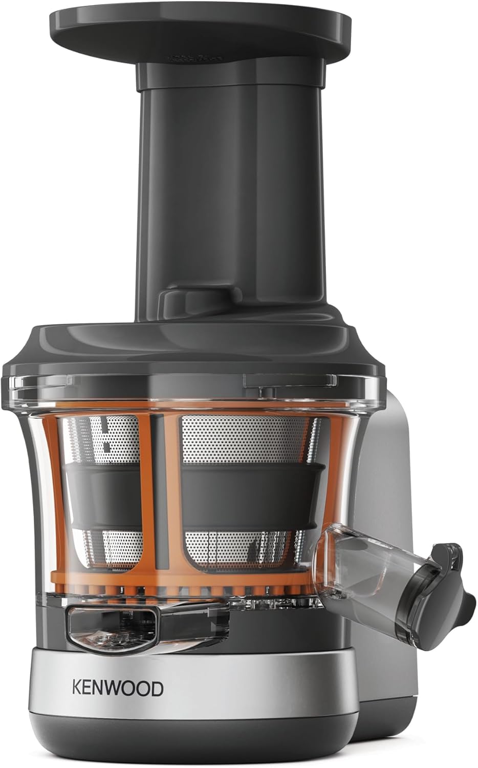 Kenwood Keukenmachine Slow Juicer KAX720PL Accessoires, met 400 ml sapreservoir en anti-druppelfunctie, voor Kenwood keukenmachines, zilvergrijs