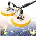 Mlyyydss Zwembadborstels Zonne-reinigingsborstel, voor het reinigen van fotovoltaïsche panelen en zonnepanelen 8M, watergevoede poolborstel