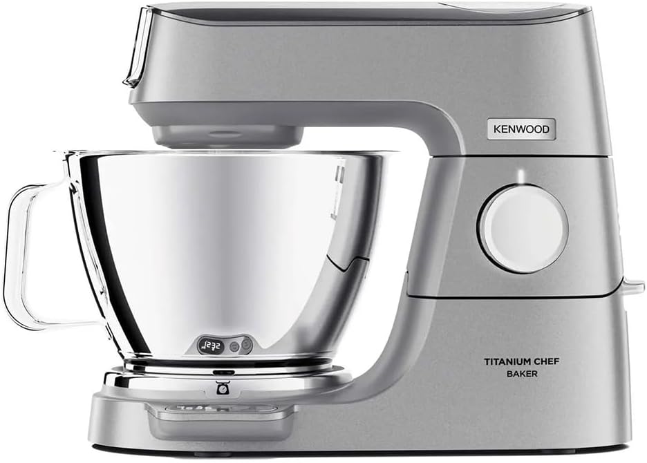 Keukenmachine Kenwood KVC85.004SI Titanium Chef Baker 5l 1.200W zilver
