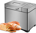 Broodbakmachine Automatische broodmachine 3D automatisch draaiende Professionele, 15 uur timing, 17 programma's, met slimme fruitnotendispenser