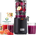 Sapcentrifuge LINKChef Slowjuicer 250W Koudpers, 13 cm Brede Vulopening, 1,8 L Sapreservoir, Inclusief Receptenboek, voor Groente en Fruit, BPA-vrij