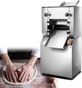 Pastamachine Gesaides Commerciële, elektrische noedelmaker, roestvrijstalen pastadeegroller, pastadumplingvelnoedelpersrol, voor restaurants, hotels