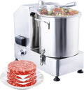 Keukenmachine Commerciële - 1800W/2000W elektrische groentesnijder, zware capaciteit van 12 l, voor het hakken van groenten en fruit