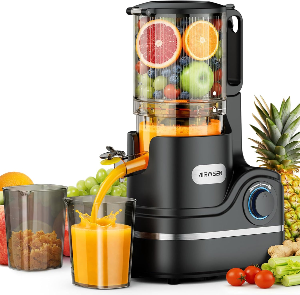 AIRMSEN Sapcentrifuge, Slow Juicer