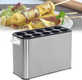 Eierkoker Fuyao Volautomatische elektrische eierrolmachine, 10 buisjes, omelet, eierworst, hot dog, hamburgerpan