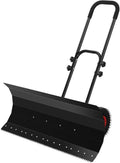 Sneeuwschuiver Heavy Duty, sneeuwschuiver op wielen, met verstelbaar handvat, voor oprit, terras, trottoir, gemakkelijke manoeuvreerbaarheid, duurzaam