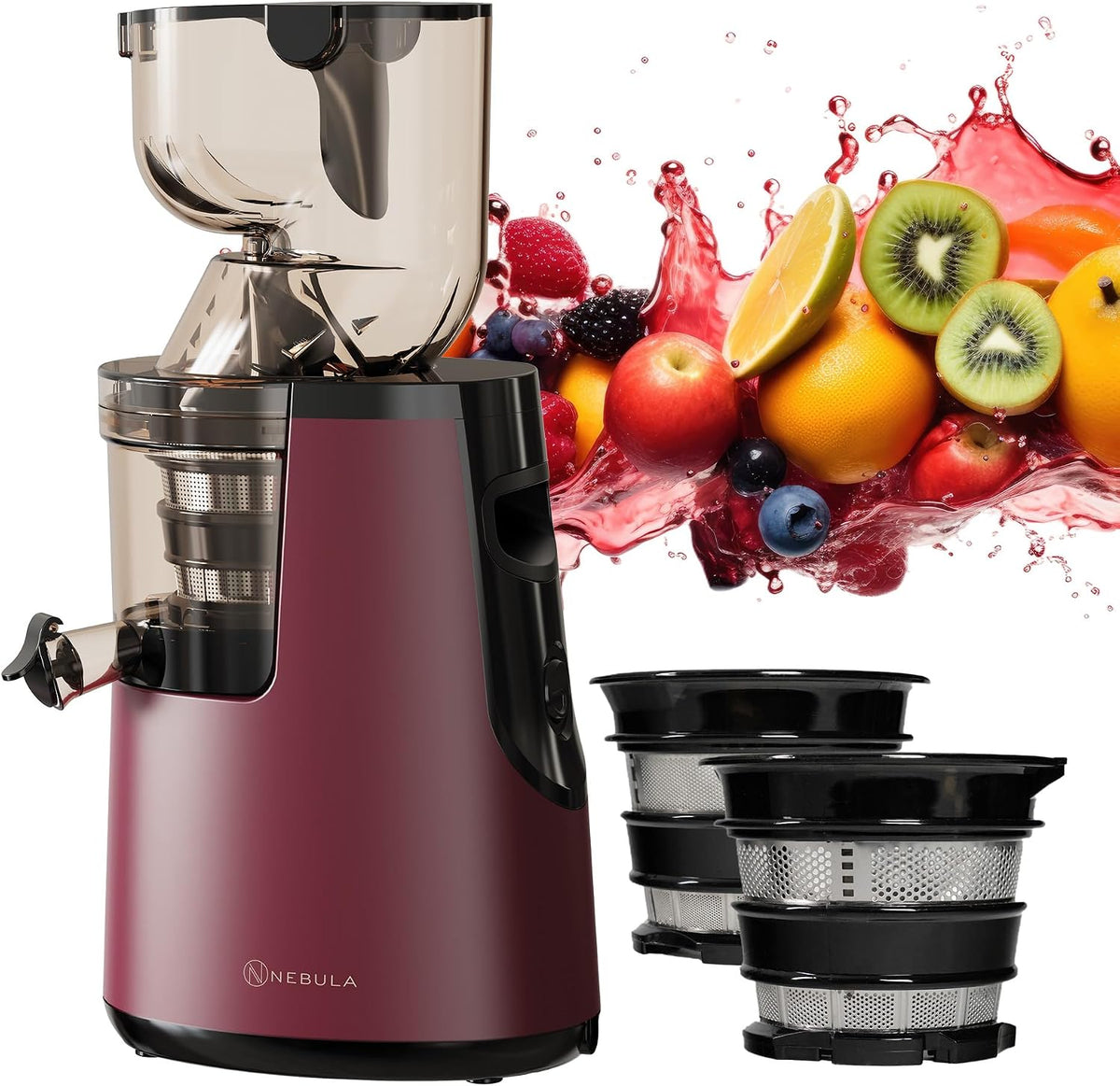 Sapcentrifuge Nebula Grote Slow Juicer, Met Koud Persen