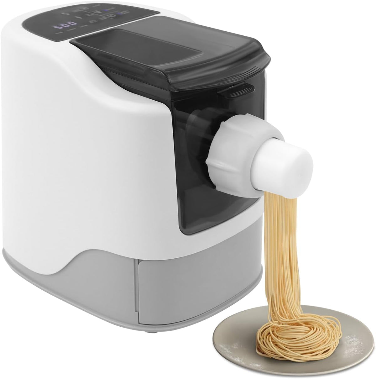 Pastamachine Musespani Automatische, 260 W, elektrische pastamachine, deegwarenmachine, voor zelfgemaakte spaghetti en macaroni