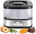 Voedseldroger Voedsel dehydrator, 240W warmtecirculatie, 5 bakken