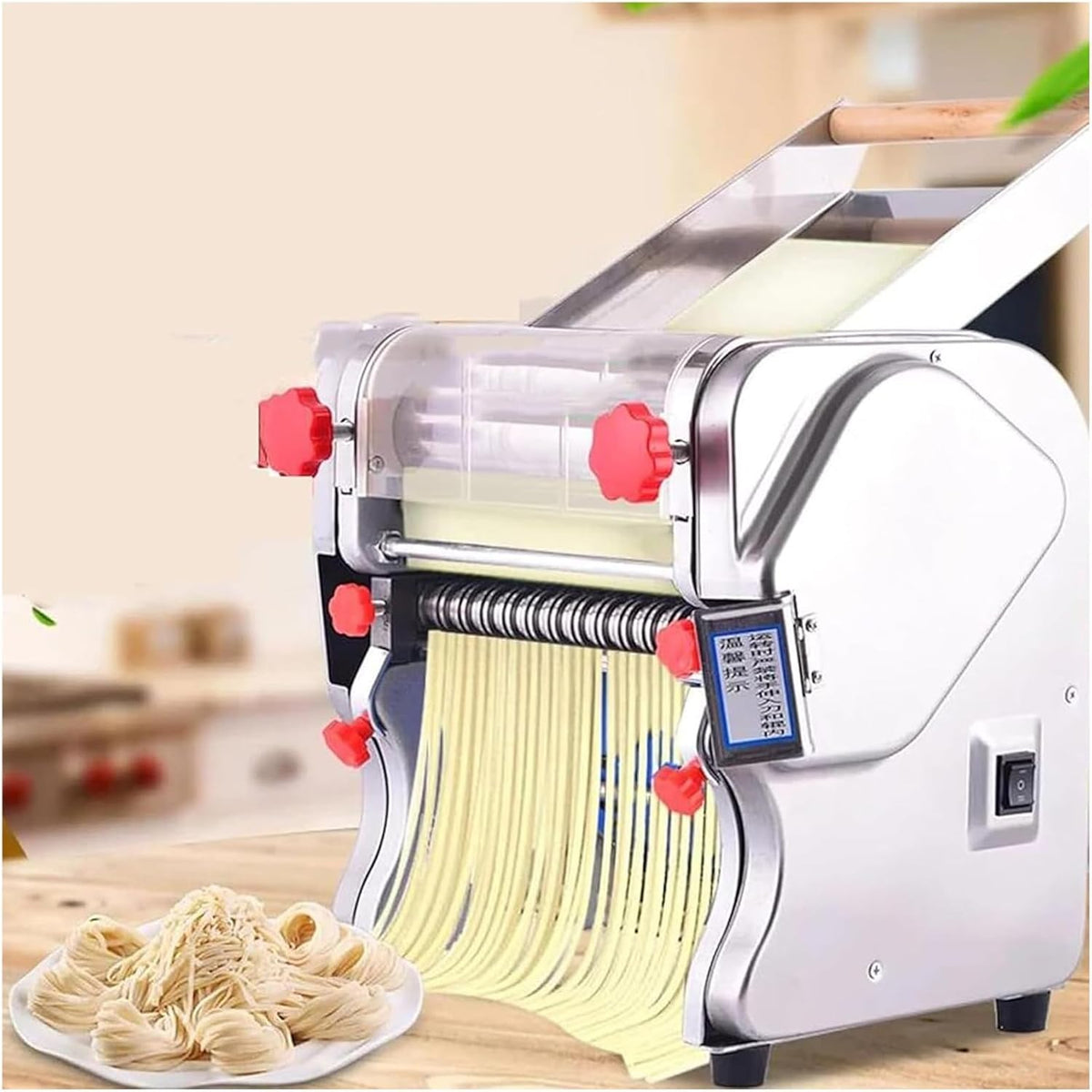 Vickyyy Pastamachine Automatische noedels, commerciële elektrische pastamachines (Fkm180), elektrische pastamachines