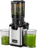 Fretta Sapcentrifuge Juicer Slow Juicer, 135 mm opening en 1,8 l sapcentrifuge, 250 W (Zliver), 100% BPA-vrij, citruspers, voor groenten en fruit