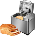 Qutbag Broodbakmachine Automatische broodmachine, 17 menu's en 15 uur timer, 650 W multibroodmachine, kleverige rijst 750g, met fruitnotendispenser