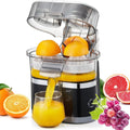 Sapcentrifuge Elektrische - 500 ml high-speed motor, 100 W, 18000 tpm, voor heel fruit en citrusvruchtensap, gemakkelijk schoon te maken, compacte