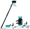 Vonroc Wassers Telescopische wasborstel, 6,5 m, voor zonnepanelen, carbon