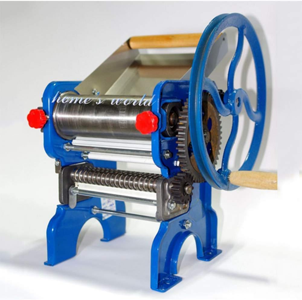 Pastamachine Handmatige noedelmachine, met lagerstijl, makermachine, noedelsnijmachine, noedelpers, met twee messen